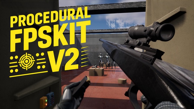 Unreal Engine 5 Procedural FPS Kit Blueprint Template